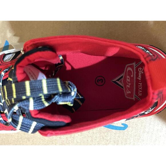 NIB ~ NWT~ Disney Ground Up Cars Hi Top Unisex Kids US 3 - Picture 9 of 9